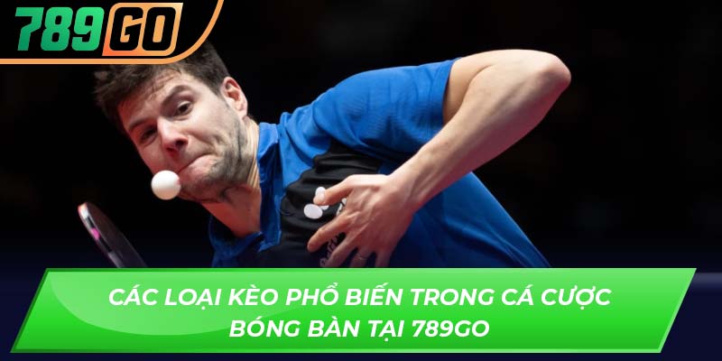 Các loại kèo phổ biến trong cá cược bóng bàn tại 789GO